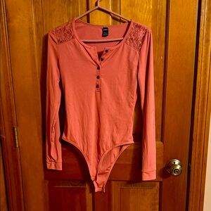 SHEIN Dusty Rose Long Sleeve Top